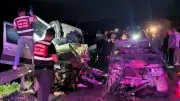Mut'ta zincirleme kaza: 1 ölü, 5 yaralı