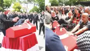 Çorlu'da Şehit Polisler İçin Duygusal Tören