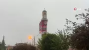 Çorum'da sağanak yağış hayatı olumsuz etkiledi