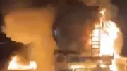 Osmaniye'de TAG Otoyolu'nda Tanker Yangını: Araç Kullanılamaz Hale Geldi