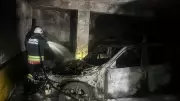 Otoparkta Çıkan Yangında 3 Araç Kullanılamaz Hale Geldi