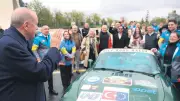 İpek Yolu Rallisi Sporcuları Cumhurbaşkanı Erdoğan Tarafından Külliye'den Uğurlandı