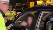 Polisi ezmeye çalıştığı iddia edilen yabancı uyruklu sürücü tutuklandı