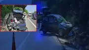 Sakarya'da bayram tatili yolunda kaza: 3 kişi yaralandı