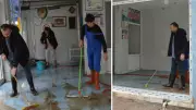 Samsun'da selzede esnafın kapı ve çerçeveleri ücretsiz yenileniyor