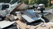Sarıyer'de karavan kazası: Sürücü hayatını kaybetti