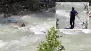 Serinlemek İçin Girdiği Çayda Akıntıya Kapılarak Kayboldu