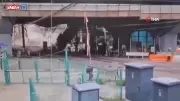 Seul'de üst geçit yıkımı sırasında çöktü: 3 ölü, 3 yaralı