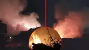 Silivri'de üçüncü kez yangın! Depo alevlere teslim oldu