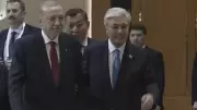 SON DAKİKA: Cumhurbaşkanı Erdoğan Kazakistan'da resmi törenle karşılandı
