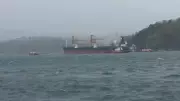 İstanbul Boğazı'nda makine arızası yapan gemi trafiği yeniden açıldı