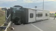İstanbul-İzmir Otobüsü Susurluk'ta Devrildi: 25 Yaralı