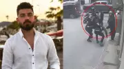 İstanbul'da yürürken başına cam parçası düştü: 7 dikiş atıldı
