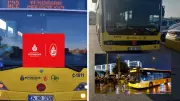 İstanbul'da özel halk otobüsü sefer sırasında haczedildi, yolcular mağdur oldu
