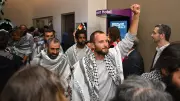 Sumud Filosu aktivistleri İstanbul'a geldi, THY uçakları indi