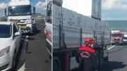 TAG Otoyolu'nda Tır Kazası: 1 Ölü, 2 Yaralı