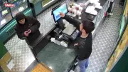 Tatlı yiyip hesabı ödemedi, iş yeri sahibini tehdit etti! O anlar kamerada