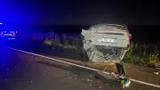 Tekirdağ'da kontrolden çıkan araç takla attı: Anne ve çocuk yaralandı