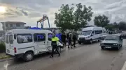 Tokat'ta iki minibüs çarpıştı: 11 kişi yaralandı