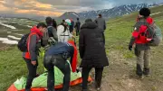 Tunceli'de Mantar Toplarken Donma Tehlikesi Geçiren Kişi Kurtarıldı