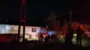 Çubuk'ta boş evde yangın: Rüzgar alevleri yaydı