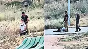 Yahudi Yerleşimciler Filistinli Çiftçiyi Bağlayıp Darp Etti