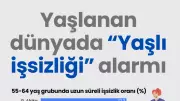 Yaşlanan dünyada 'yaşlı işsizliği' alarmı: 55 yaş üstü iş bulmakta zorlanıyor