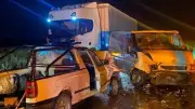 Yozgat'ta dere taşması sonucu kafa kafaya çarpışma: 1 ölü, 2 yaralı
