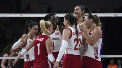 A Milli Kadın Voleybol Takımı, Belçika'yı 3-0 Mağlup Etti