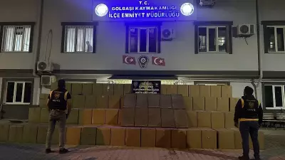 Adıyaman'da 5.5 Milyon Kaçak Sigara Ele Geçirildi