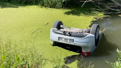 Aksaray'da Otomobil Drenaj Kanalına Düştü: 2 Kişi Hayatını Kaybetti