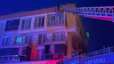 Çanakkale'de Yangın: Bodrum Katında Çıkan Alevlerde 6 Kişi Hastanelik Oldu