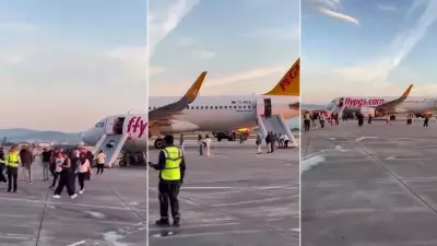 Ankara Esenboğa'da uçakta powerbank yangını paniği