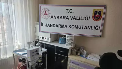 Ankara'da sahte diş doktoru operasyonu: 3 milyon liralık ekipman ele geçirildi