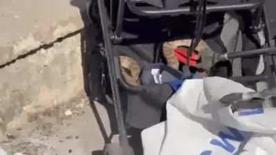 Şanlıurfa'da ağaçtan bebek arabasına düşen yılan itfaiye tarafından kurtarıldı