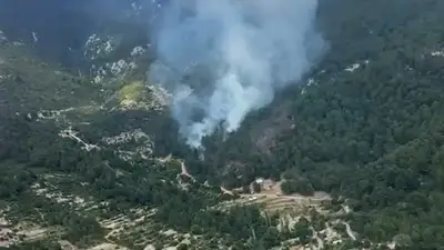 Antalya Kaş'ta Orman Yangını Kontrol Altına Alındı