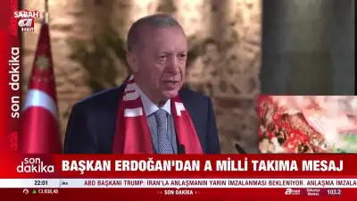 Başkan Erdoğan'dan A Milli Takım'a Destek Mesajı