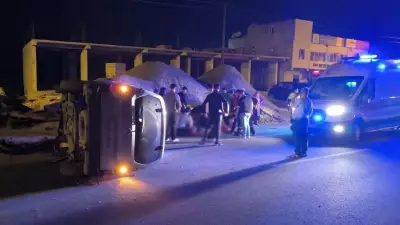 Batman'da düğün dönüşü takla atan araçta 6 yaralı