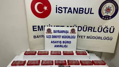 Bayrampaşa'da 20 kilo kokain ele geçirildi, sürücü tutuklandı