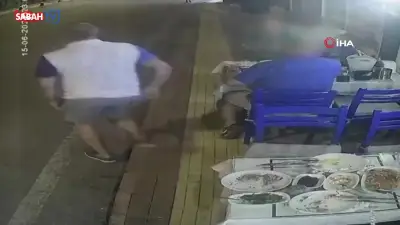 Bodrum'da 8 bin TL'lik hesabı ödemeden kaçan 2 kişi kamerada