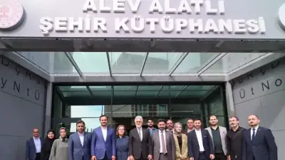 Devlet Tiyatroları Genel Müdürü Karadağlı, Bağcılar'daki Kütüphane ve Tiyatro Binasını Gezdi