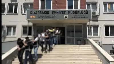 Diyarbakır'da silahlı suç örgütüne operasyon: 15 tutuklama