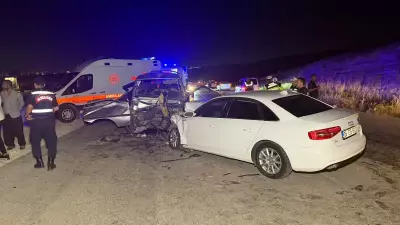 Gaziantep'te düğün dönüşü korkunç kaza: Kafa kafaya çarpışma