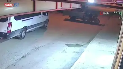 Hatay'da Hırsızlar Motoru Çalıştıramayınca İterek Çaldı