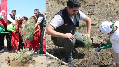 Hatay'da Yangınzede Alana 1000 Fidan Dikildi