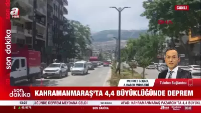 Kahramanmaraş'ta 4,4 Büyüklüğünde Deprem: Panik Yarattı