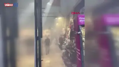 Kapalıçarşı'da trafo yangını: İş yerleri tahliye edildi, panik yaşandı