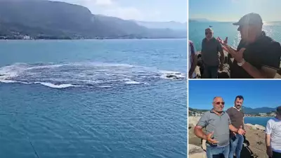 Kastamonu Cide'de denizde gizemli kabarma ve patlama paniği