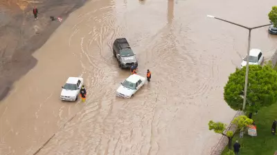 Kayseri'de sağanak ve dolu hayatı felç etti: Su baskınları ve trafik aksamaları