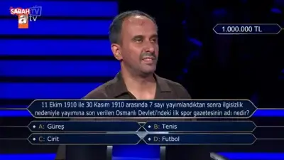 Kim Milyoner Olmak İster'de 1 Milyon TL'lik Soru Heyecanı